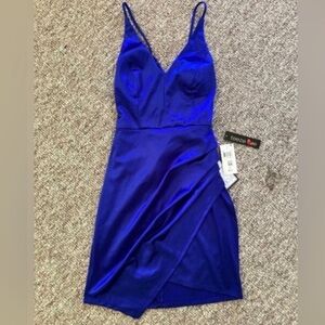 Teeze Me Vibrant Blue Mini Dress